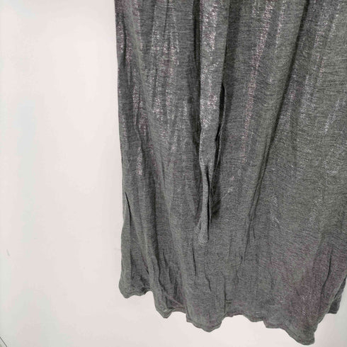 トルネードマート TORNADO MART ラメ加工UネックTシャツ ワンピース レディース