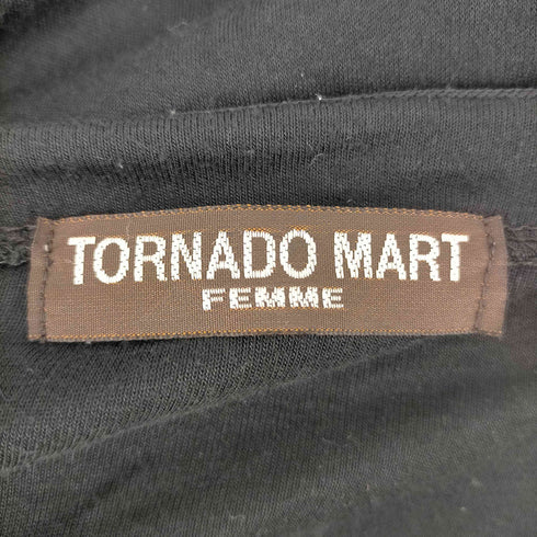 トルネードマートファム TORNADO MART FEMME ボタンレスデザインカーディガン y2k レディース