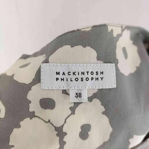 マッキントッシュフィロソフィー MACKINTOSH PHILOSOPHY 総柄ノースリーブワンピース レディース JPN:38