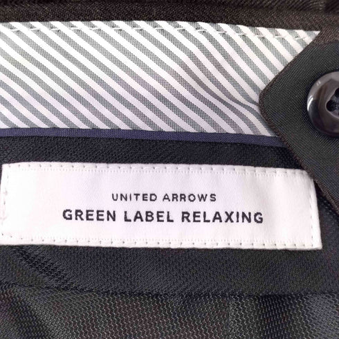 ユナイテッドアローズグリーンレーベルリラクシング UNITED ARROWS green label relaxing EASY IRON W/PE サキソニー無地 NP- スラックス メンズ JPN:L