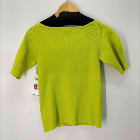 ミラオーウェン Mila Owen デコルテ構築パフスリーブニットプルオーバー レディース ONE SIZE
