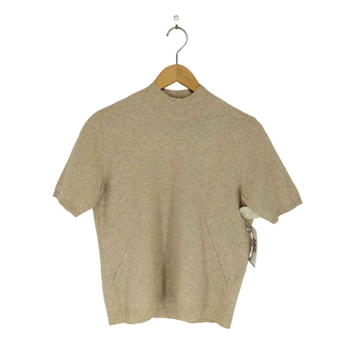 GIANNI LO GIUDICE CASHMERE100% カシミヤ 半袖 ニット レディース JPN:40