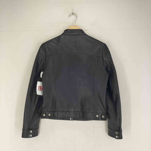 lamb leather シングルライダースジャケット レディース JPN:2