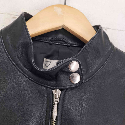 lamb leather シングルライダースジャケット レディース JPN:2
