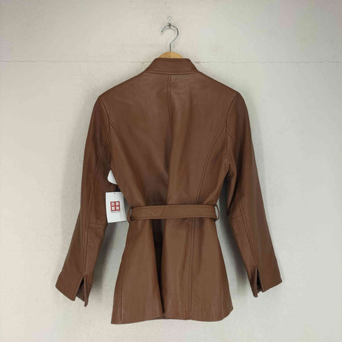 SURELLA JUILLET lamb leather 比翼レザージャケット レディース JPN:11号