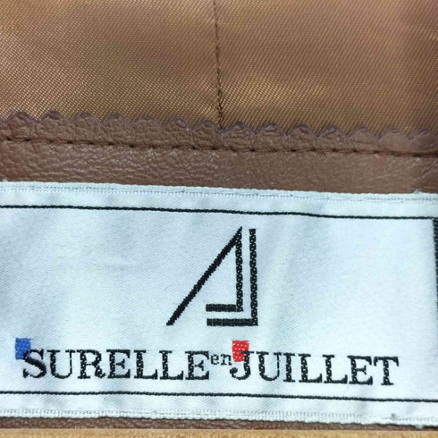 SURELLA JUILLET lamb leather 比翼レザージャケット レディース JPN:11号