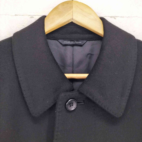 フィールドハウス FIELD HOUSE cashmere カシミヤ100% 比翼ステンカラーコート メンズ JPN:M