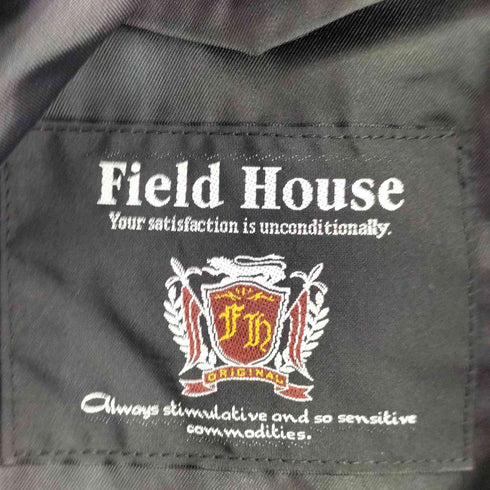 フィールドハウス FIELD HOUSE cashmere カシミヤ100% 比翼ステンカラーコート メンズ JPN:M