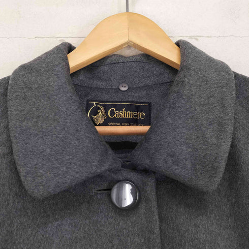 pure cashmere カシミヤ100% ステンカラーコート レディース JPN:11号