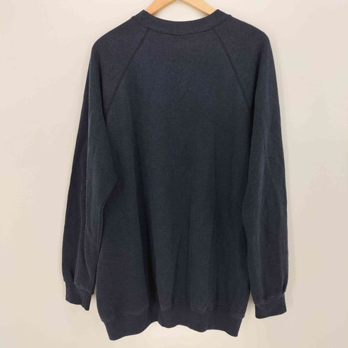 ハードロックカフェ Hard Rock Cafe 90-00s 刺繍タグ フロントロゴ クルーネック ラグラン スウェット メンズ import:L