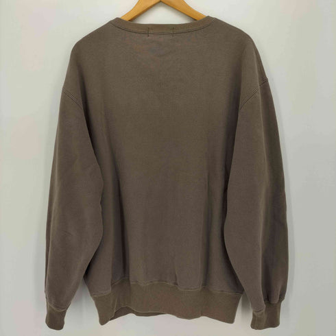 ポロバイラルフローレン Polo by RALPH LAUREN 90S POLO SPORT ロゴ 刺繍 前V クルーネック スウェット メンズ import:L