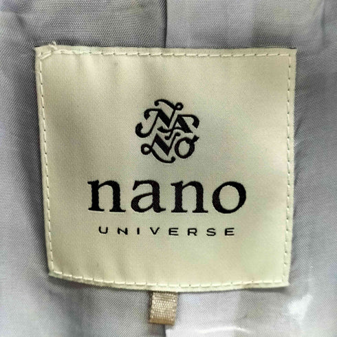 ナノユニバース NANO universe MANTECO ベルテッドチェスターコート レディース JPN:40