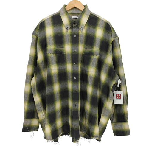 ネーム Name. 25AW COTTON FLANNEL OMBRE REGULAR SHIRT コットン フランネル オンブレ レギュラー シャツ メンズ JPN:2