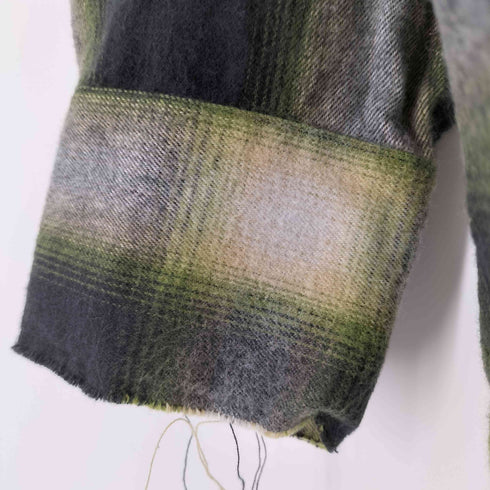ネーム Name. 25AW COTTON FLANNEL OMBRE REGULAR SHIRT コットン フランネル オンブレ レギュラー シャツ メンズ JPN:2