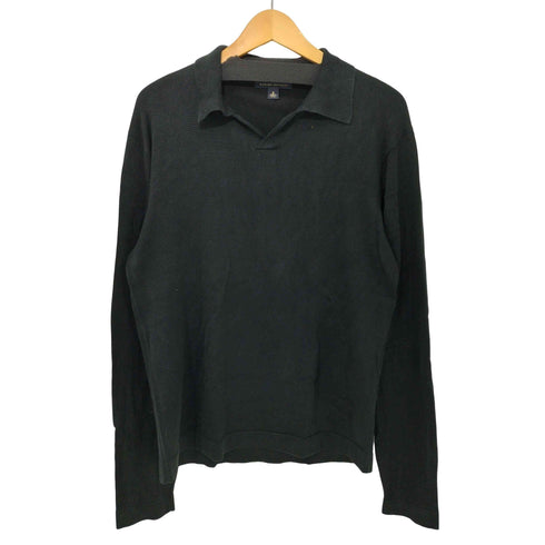 バナナリパブリック BANANA REPUBLIC 00s シルクコットン スキッパー ニット メンズ import:S