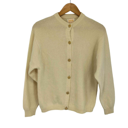 barrie pure cashmere 金ボタン カーディガン レディース