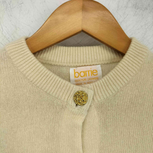 barrie pure cashmere 金ボタン カーディガン レディース