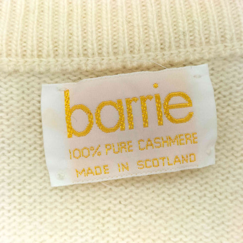 barrie pure cashmere 金ボタン カーディガン レディース