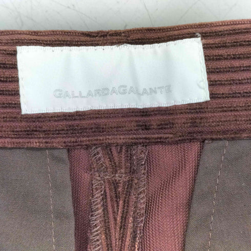 ガリャルダガランテ GALLARDAGALANTE 1タックコーデュロイパンツ レディース JPN:0