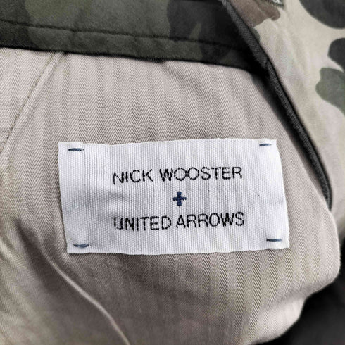 ユナイテッドアローズ UNITED ARROWS NICK WOOSTER クレイジーパターン 切替 ショートパンツ メンズ JPN:48