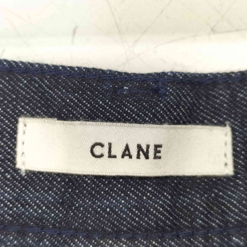クラネ CLANE JAPAN DENIM TIGHT SKIRT DOCKING SLIM PANTS スカートドッキングデニムパンツ レディース 26