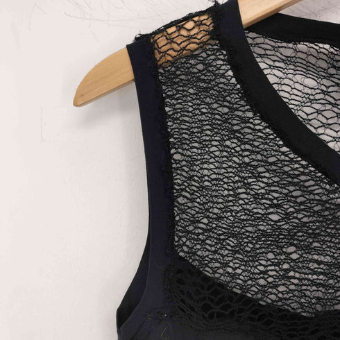 イヴサンローラン Yves Saint Laurent メッシュ切替タンクトップ レディース JPN:36