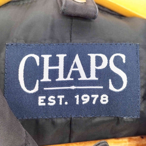 チャップス CHAPS 比翼 コットン ステンカラー コート メンズ import:L
