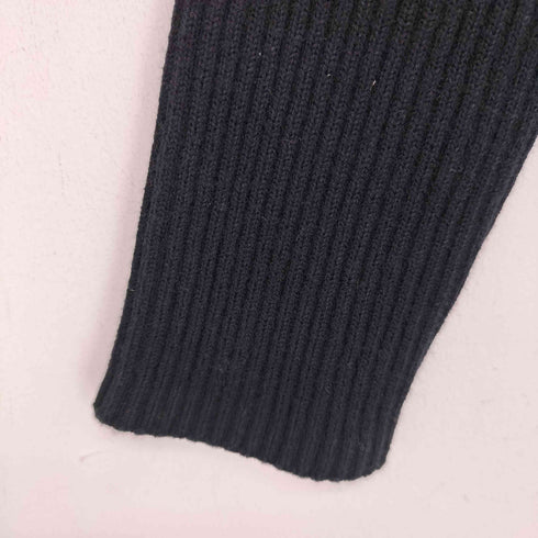 イヴサンローラン Yves Saint Laurent ウール切替ニットカーディガン レディース import:M