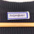 イヴサンローラン Yves Saint Laurent ウール切替ニットカーディガン レディース import:M