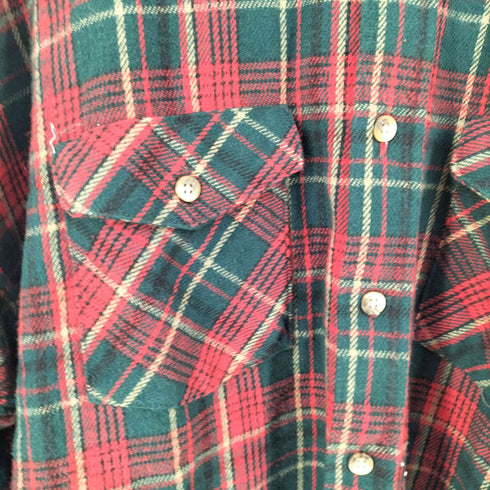 ファイブブラザー FIVE BROTHER チェック ヘビーネルシャツ メンズ 2XL