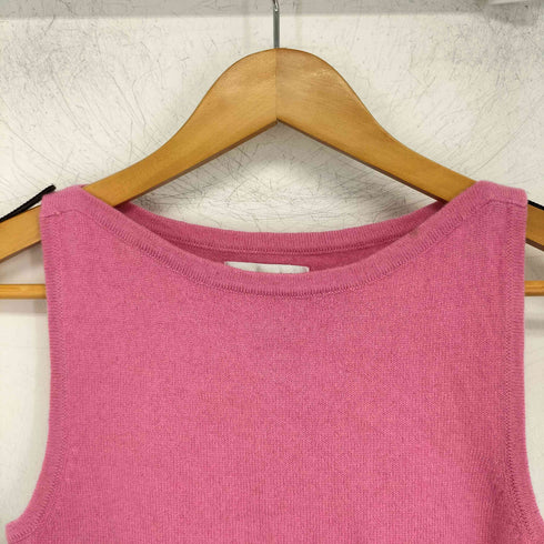 カシミヤ100%ニットタンクトップ レディース import:XS