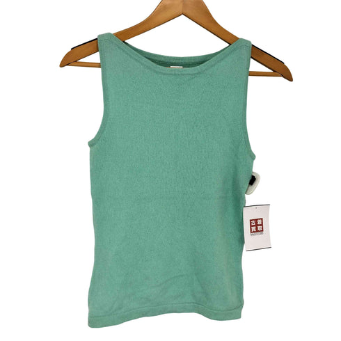 カシミヤ100%ニットタンクトップ レディース import:XS
