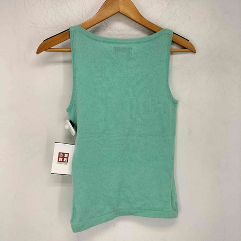 カシミヤ100%ニットタンクトップ レディース import:XS