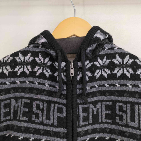 シュプリーム Supreme 22AW TS FAIRE ISLE F/Z HOODED SWEATER メンズ import:XL