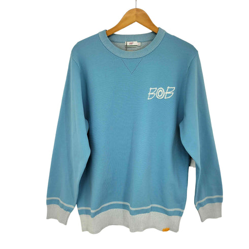 BOB SPORT ロゴ刺繍クルーネックセーター メンズ JPN:XL