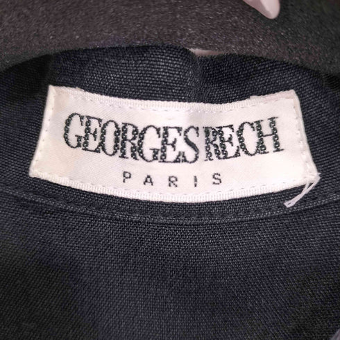 GEORGES RECH リネン混 刺繍デザインシャツ レディース