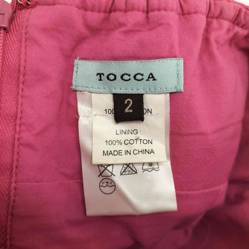 トッカ TOCCA 刺繍デザインチューブトップワンピース レディース JPN:2