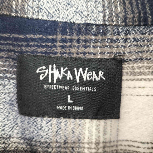 シャカウェアー SHAKA WEAR チェック ネルシャツ メンズ L