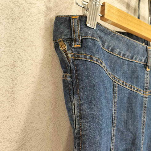 モスキーノ MOSCHINO スリットデニムスカート Y2K レディース EUR:38