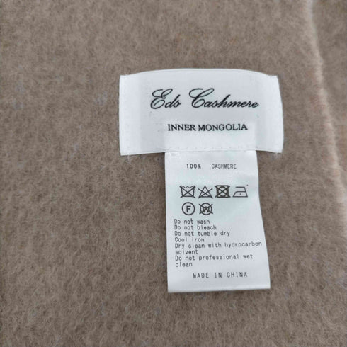 Eds Cashmere リバーシブル カシミヤ フリンジ マフラー レディース