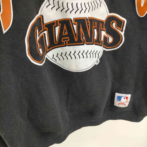 ナツメグ NUTMEG 90S USA製 MLB ベースボール チーム プリント スウェット メンズ import:L