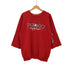 90S FRUIT OF THE LOOM ボディ USA製 747400 飛行機 プリント ラグランスリーブ スウェット メンズ import:XL
