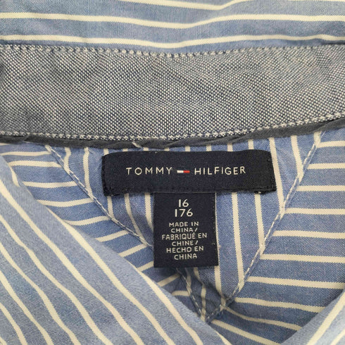 トミーヒルフィガー TOMMY HILFIGER ボタンダウンストライプシャツ メンズ 16