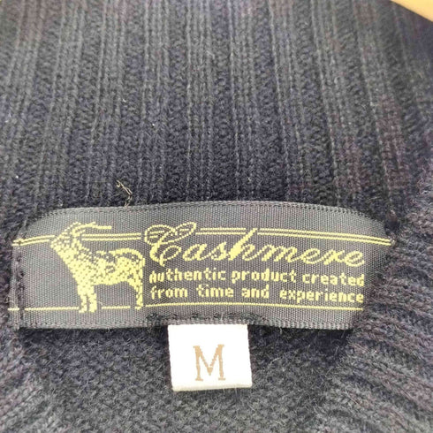 cashmere カシミヤ100% アーガイル モックネックセーター レディース JPN:M
