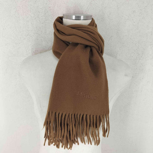 ジェイプレス J.PRESS cashmere カシミヤ100% フリンジマフラー メンズ