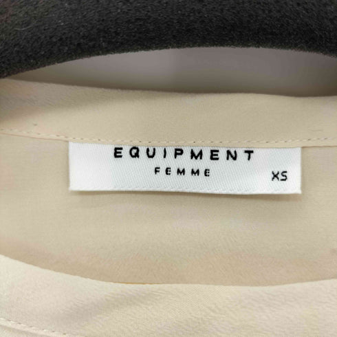 エキプモンフェム EQUIPMENT FEMME シルク100% パイソンプリントブラウス レディース XS