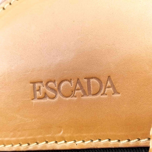 エスカーダ ESCADA 巾着 レザー×PVC ショルダーバッグ レディース