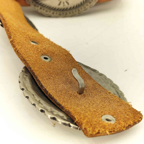 レザーコンチョベルト メンズ