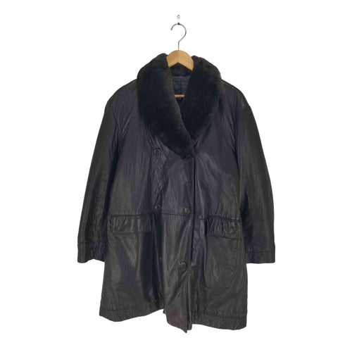 best/e Y's for men produce lamb leather ムートン切替 レザーコート メンズ