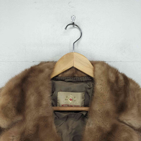 MITSUKOSHI fur jacket ファージャケット レディース JPN:13号